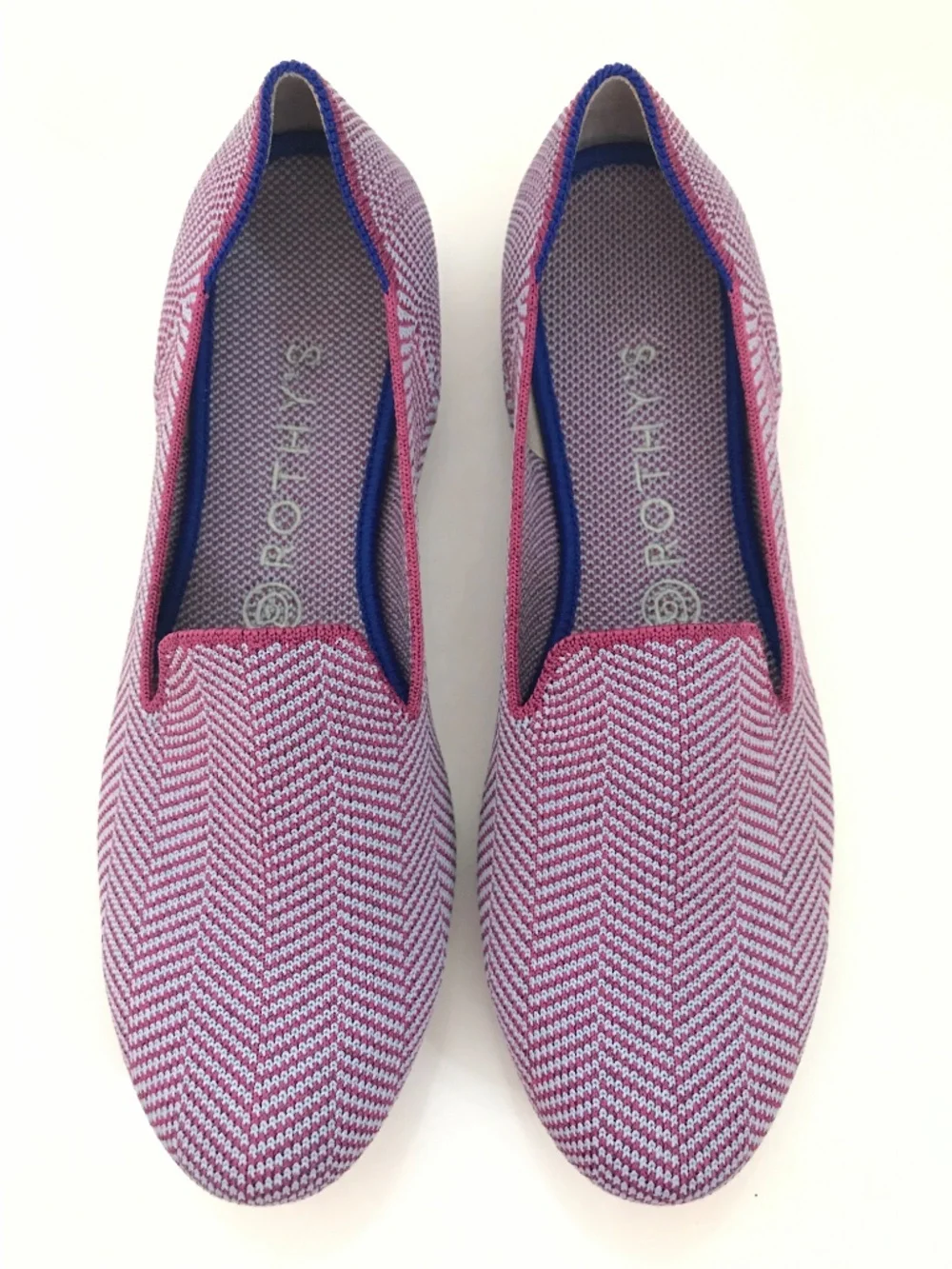 ROTHY’S The Loafer Herringbone Flat Amethyst Women’s Size 9